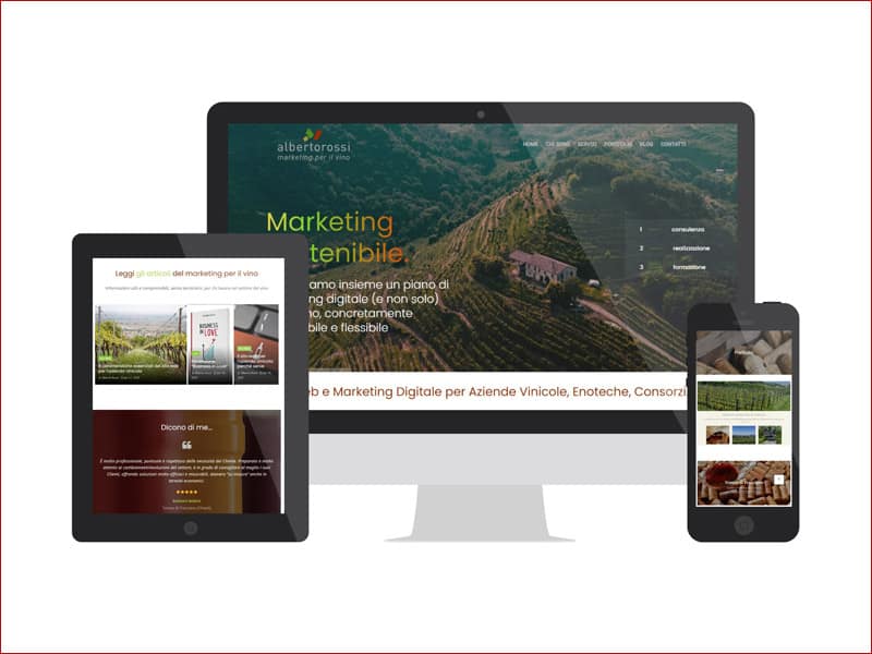 sito web marketing vino